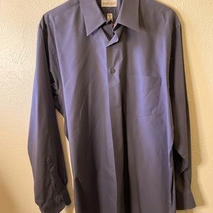 Purple/grey mens dress shirt